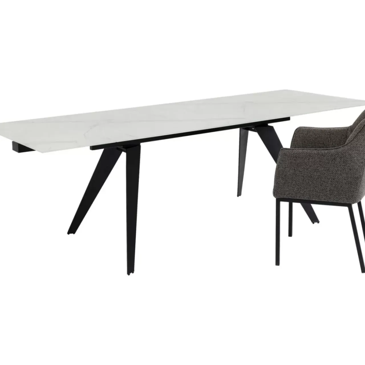 KARE Design Tische-Tisch Amsterdam Marble 160(40+40)X90