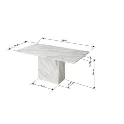 KARE Design Tische-Tisch Artistico Marble 160X90