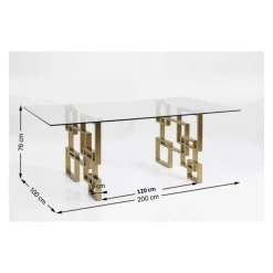 KARE Design Tische-Tisch Boulevard 200X100Cm