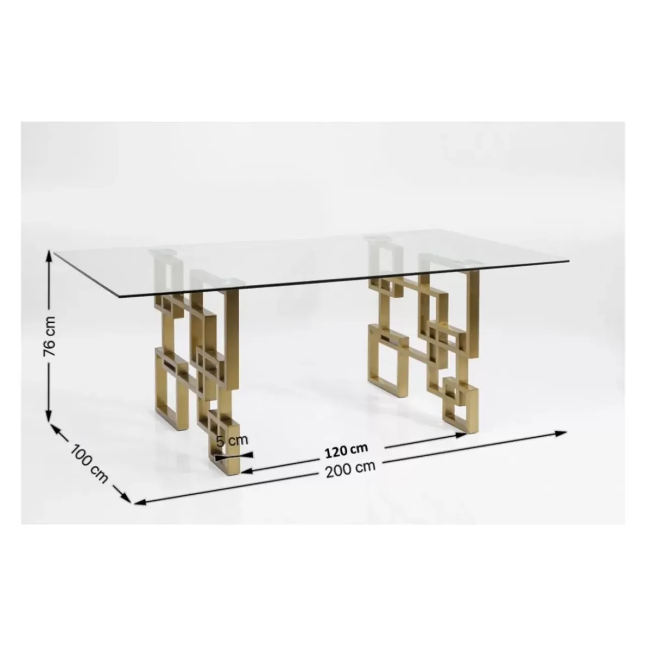 KARE Design Tische-Tisch Boulevard 200X100Cm