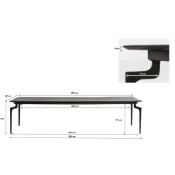 KARE Design Tische-Tisch Bug 200X90Cm