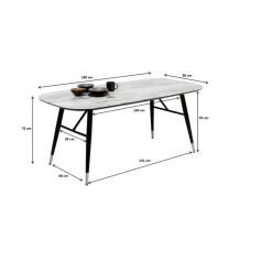 KARE Design Tische-Tisch Catania 180X90