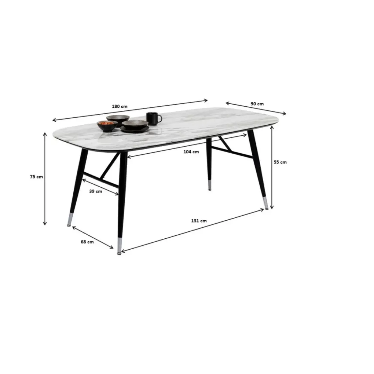 KARE Design Tische-Tisch Catania 180X90