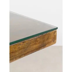 KARE Design Tische-Tisch Conley Cross Brass 180X90Cm