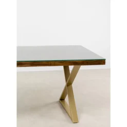 KARE Design Tische-Tisch Conley Cross Brass 180X90Cm