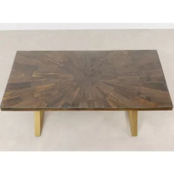 KARE Design Tische-Tisch Conley Cross Brass 180X90Cm