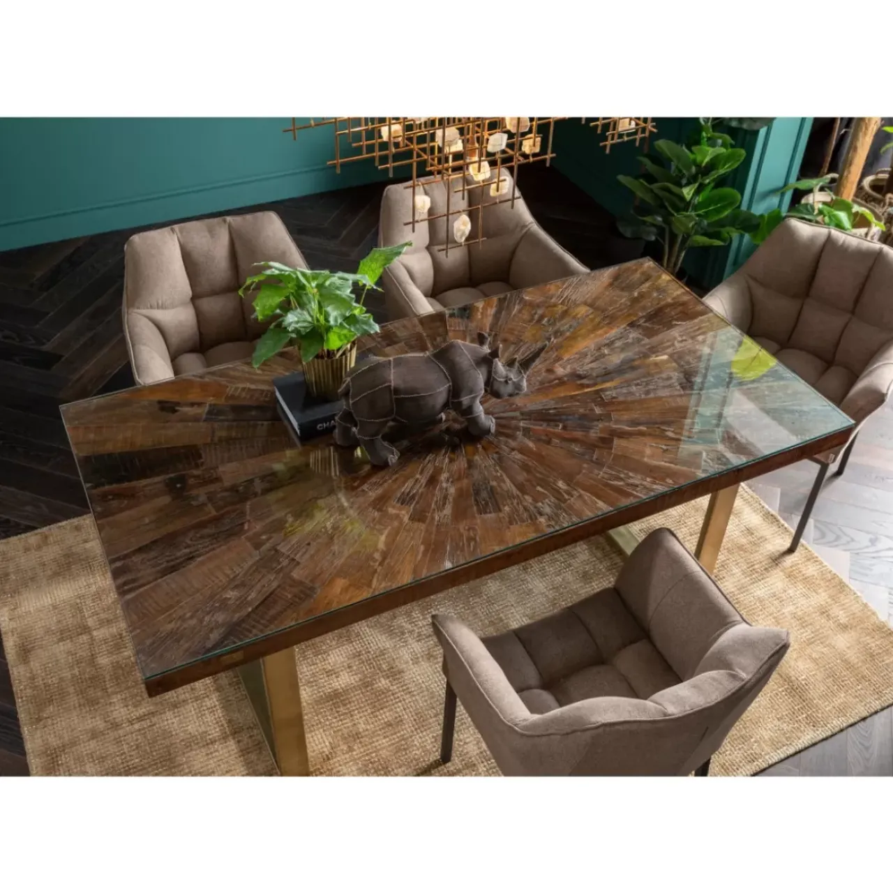 KARE Design Tische-Tisch Conley Messing 160X80