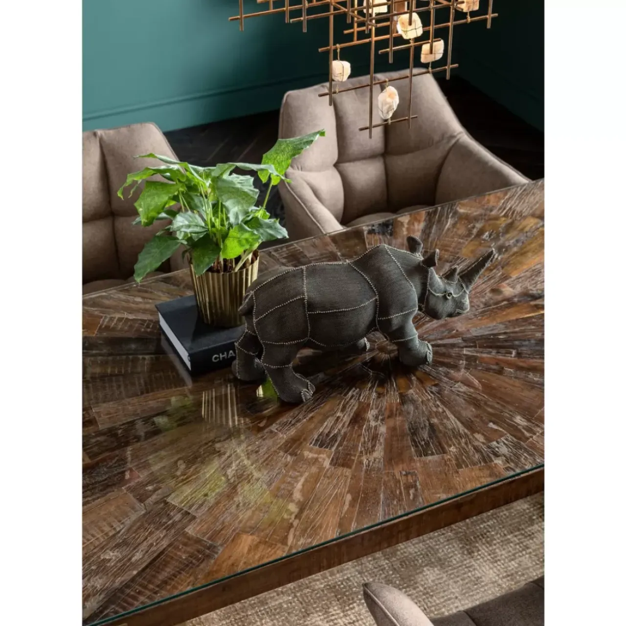 KARE Design Tische-Tisch Conley Silber 180X90