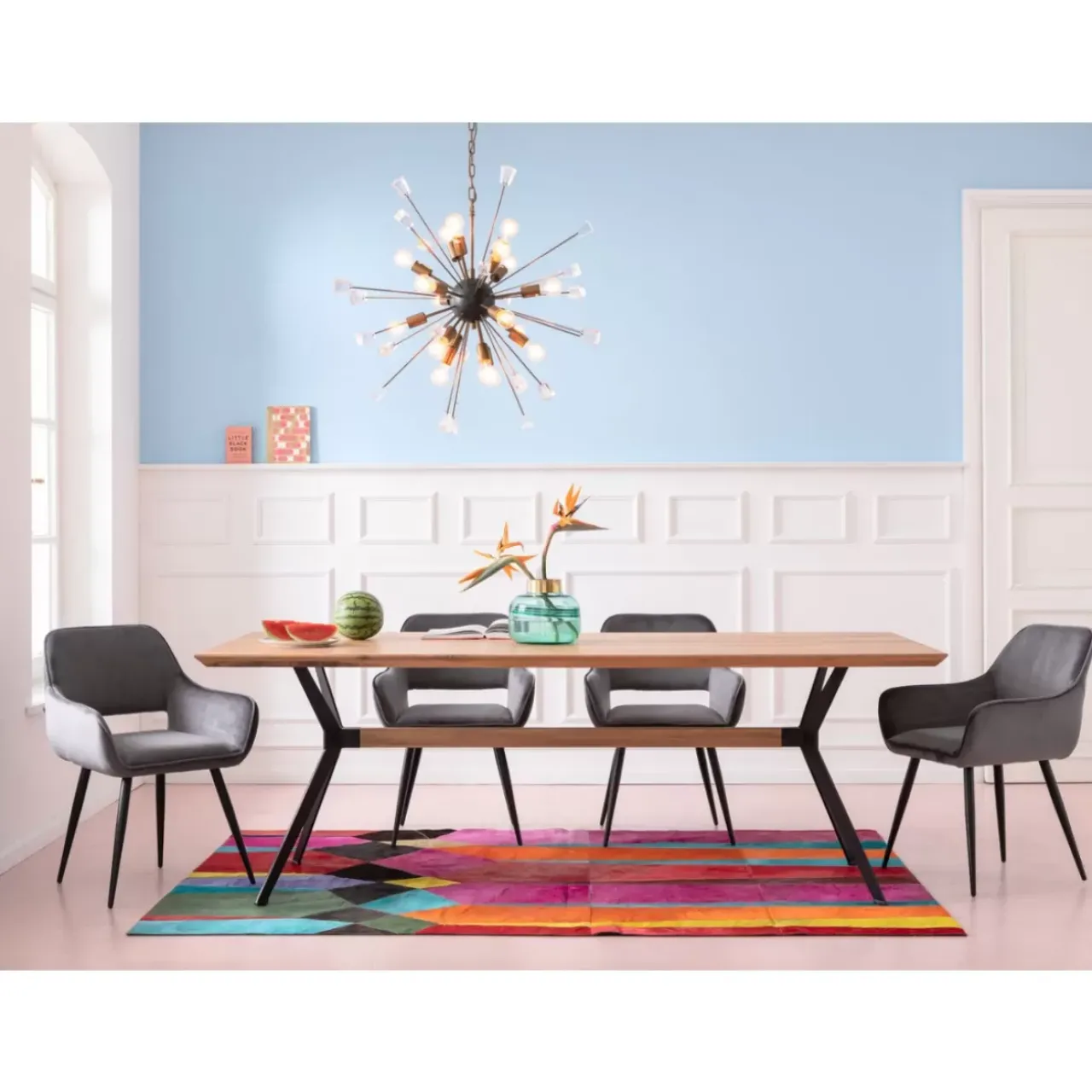 KARE Design Tische-Tisch Downtown Eiche 220X100Cm