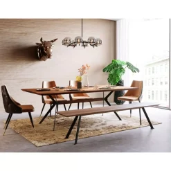 KARE Design Tische-Tisch Downtown Eiche 220X100Cm