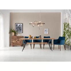 KARE Design Tische-Tisch Downtown Eiche 220X100Cm