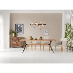 KARE Design Tische-Tisch Downtown Eiche 220X100Cm