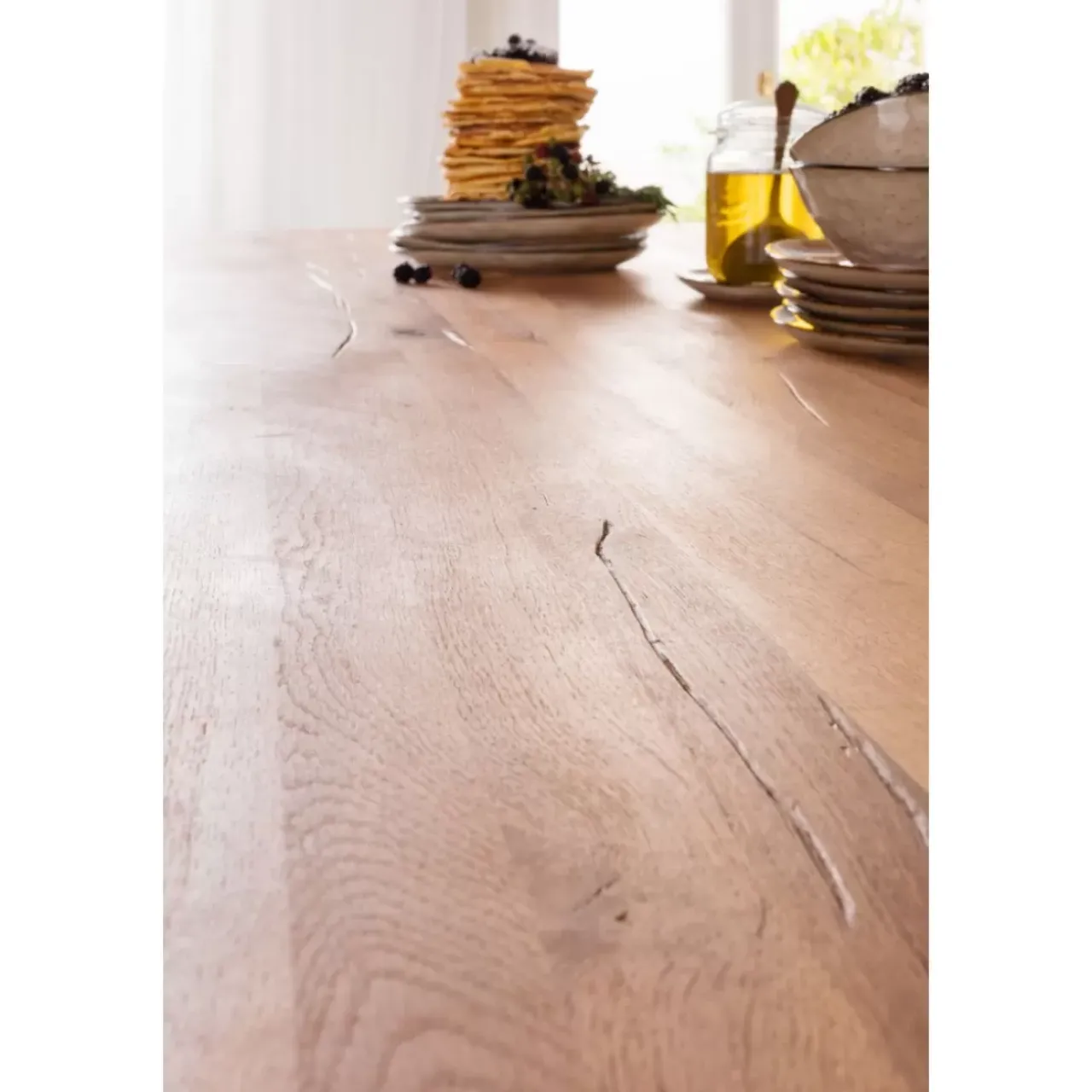 KARE Design Tische-Tisch Downtown Eiche 220X100Cm