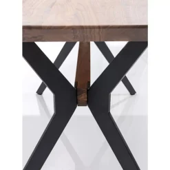 KARE Design Tische-Tisch Downtown Walnuss 220X100Cm