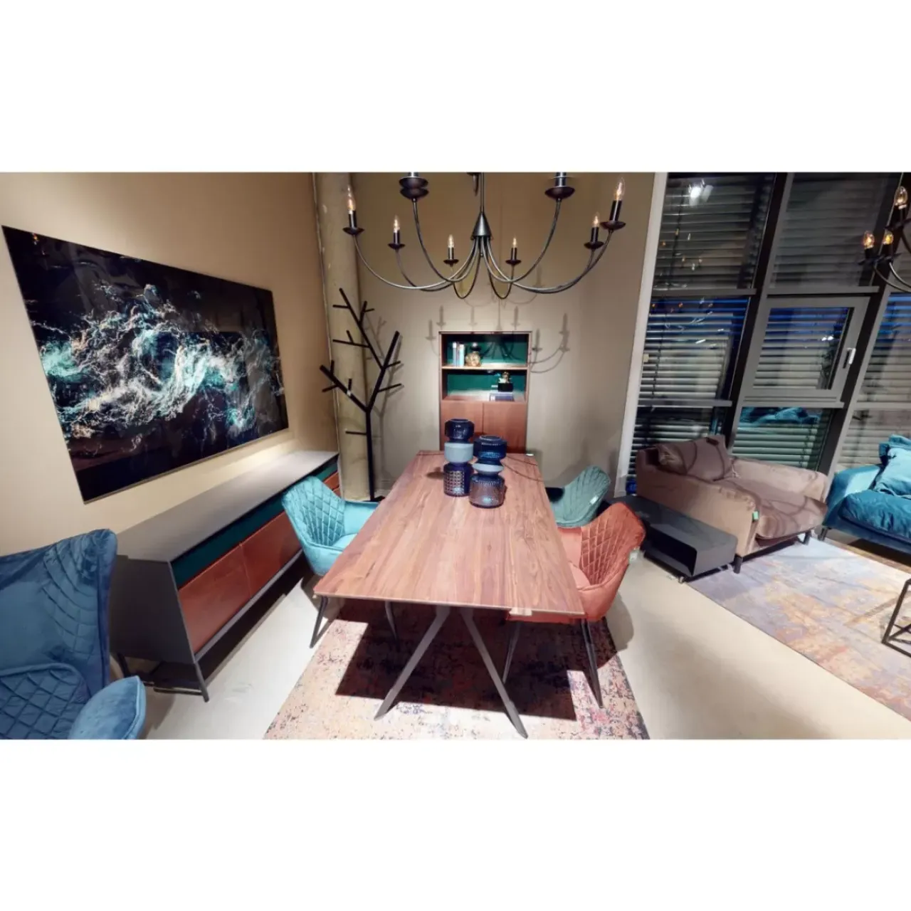 KARE Design Tische-Tisch Downtown Walnut 180X90