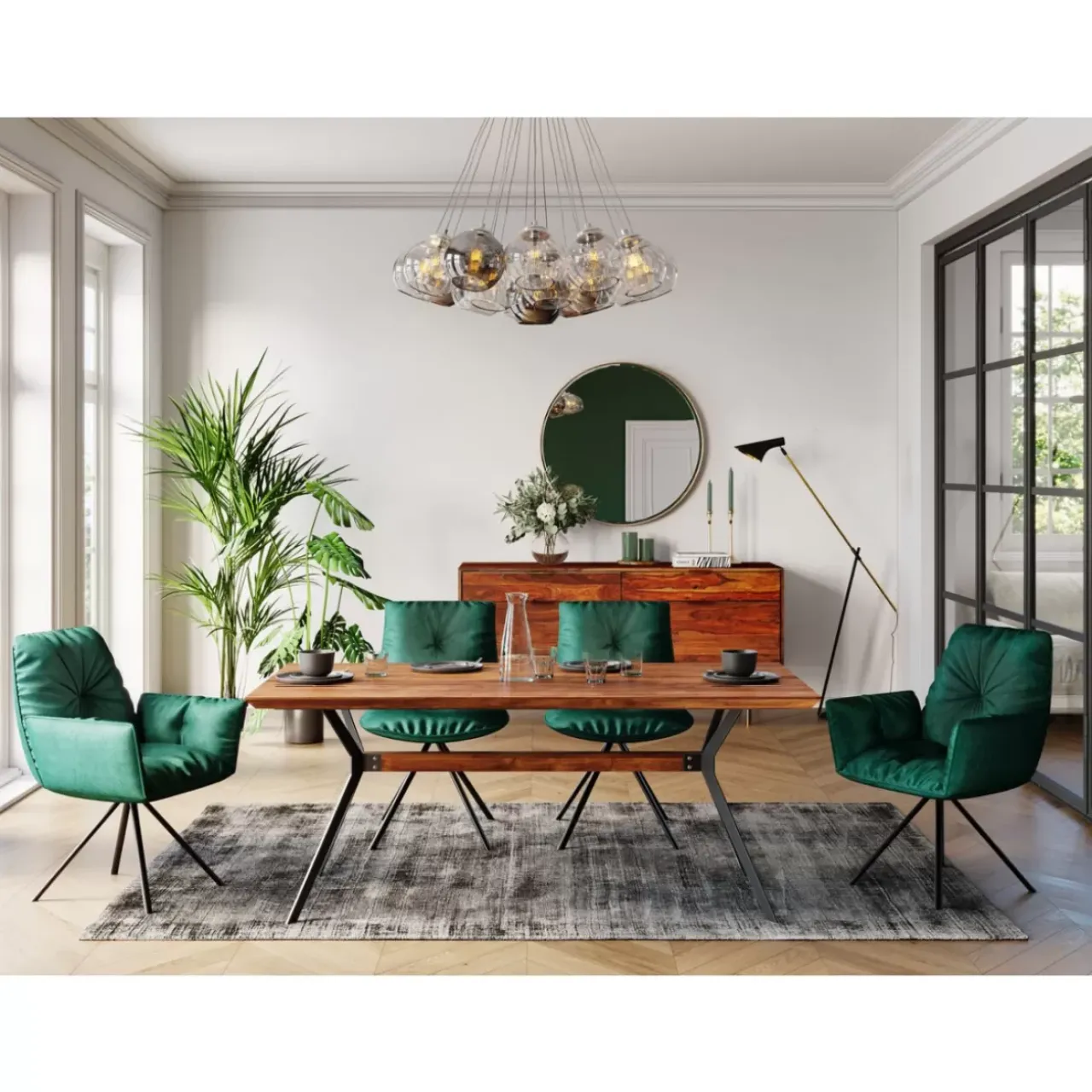 KARE Design Tische-Tisch Downtown Walnut 180X90