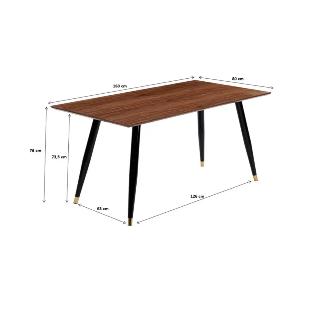 KARE Design Tische-Tisch Duran 160X80