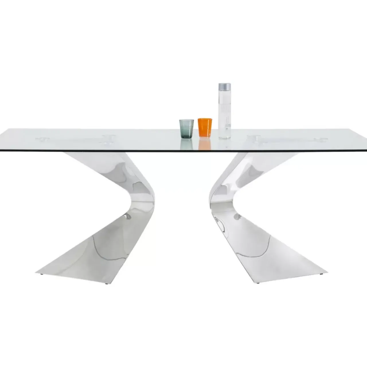 KARE Design Tische-Tisch Gloria Chrome 200X100Cm
