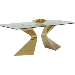 KARE Design Tische-Tisch Gloria Gold 200X100Cm