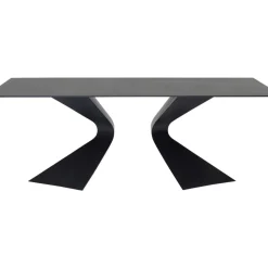 KARE Design Tische-Tisch Gloria Keramik Schwarz 200X100Cm