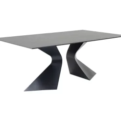 KARE Design Tische-Tisch Gloria Keramik Schwarz 200X100Cm
