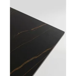 KARE Design Outdoormöbel-Tisch Gloria Outdoor Keramik Schwarz 180X90Cm