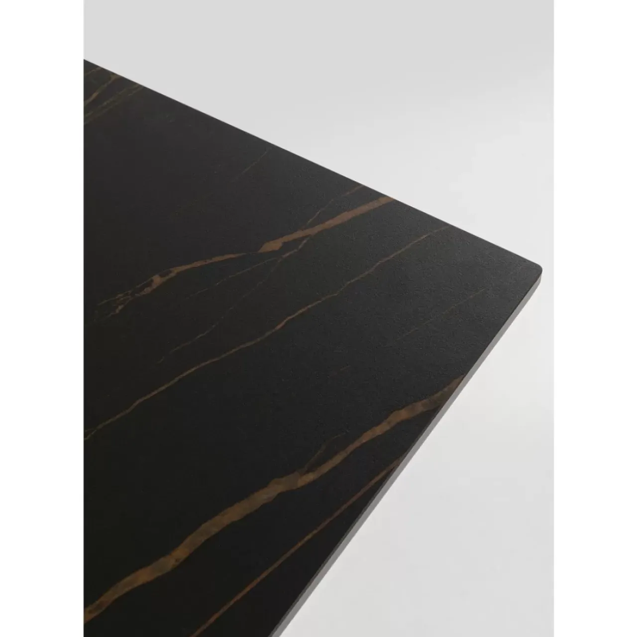 KARE Design Outdoormöbel-Tisch Gloria Outdoor Keramik Schwarz 180X90Cm