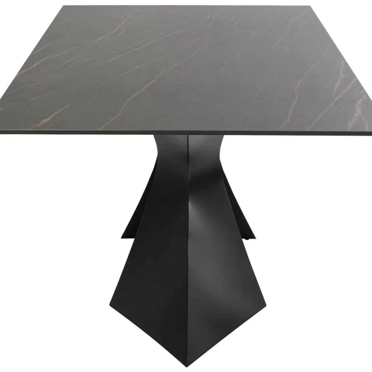 KARE Design Outdoormöbel-Tisch Gloria Outdoor Keramik Schwarz 180X90Cm