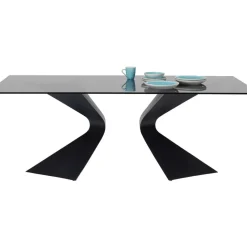 KARE Design Tische-Tisch Gloria Schwarz 200X100Cm
