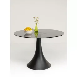 KARE Design Tische-Tisch Grande Possibilita Smoke Glas O110Cm