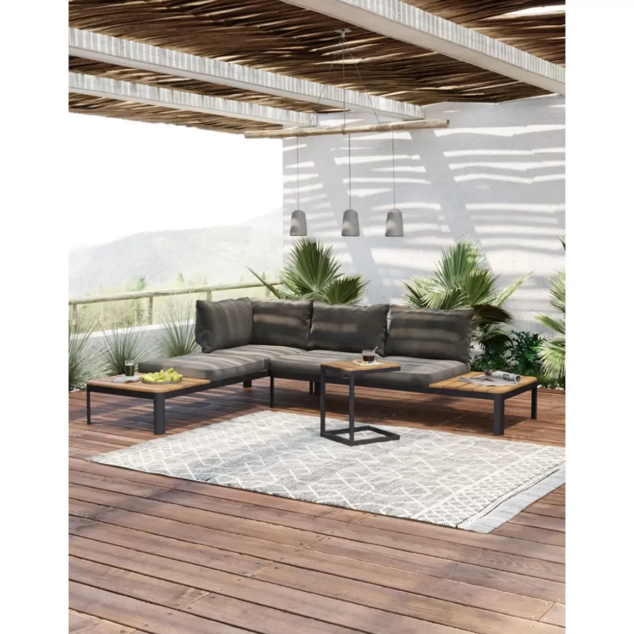 KARE Design Outdoormöbel-Tisch Happy Day