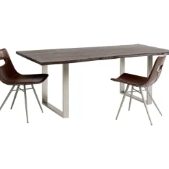 KARE Design Tische-Tisch Harmony Dunkel Chrom 160X80