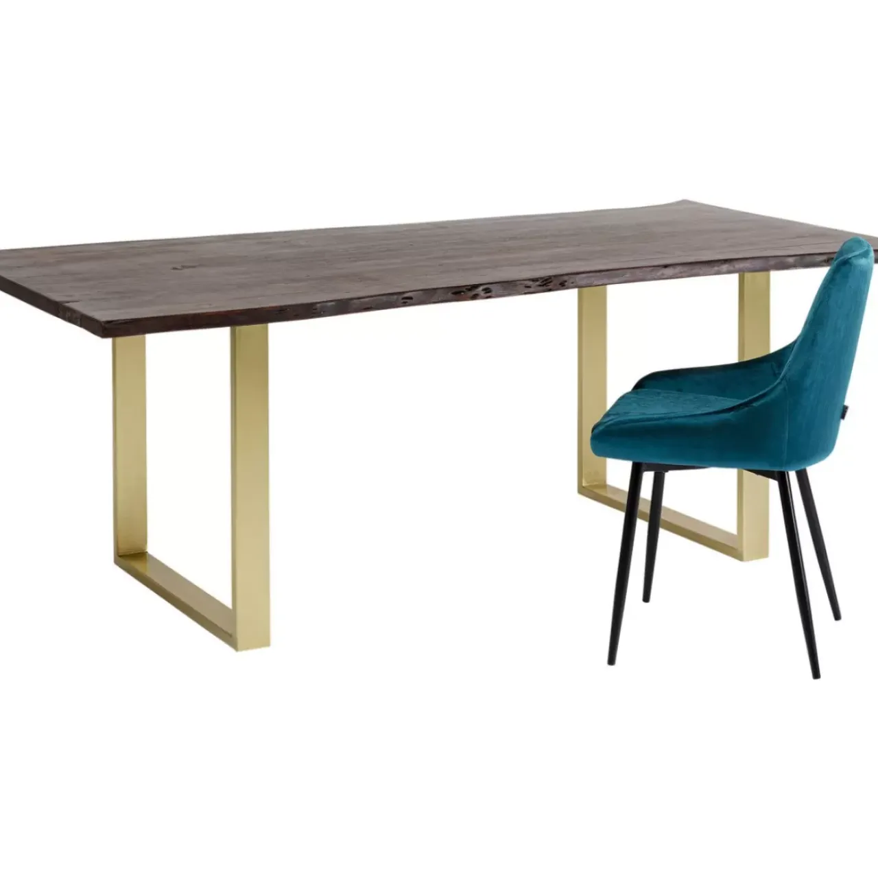 KARE Design Tische-Tisch Harmony Dunkel Messing 160X80