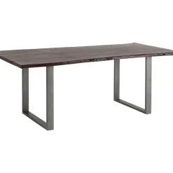 KARE Design Tische-Tisch Harmony Dunkel Rohstahl 200X100