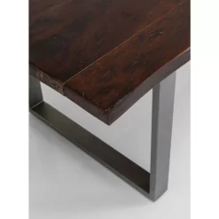 KARE Design Tische-Tisch Harmony Dunkel Rohstahl 200X100