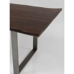 KARE Design Tische-Tisch Harmony Dunkel Rohstahl 200X100