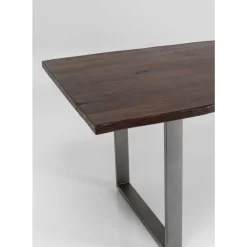 KARE Design Tische-Tisch Harmony Dunkel Rohstahl 200X100