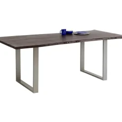 KARE Design Tische-Tisch Harmony Dunkel Silber 200X100