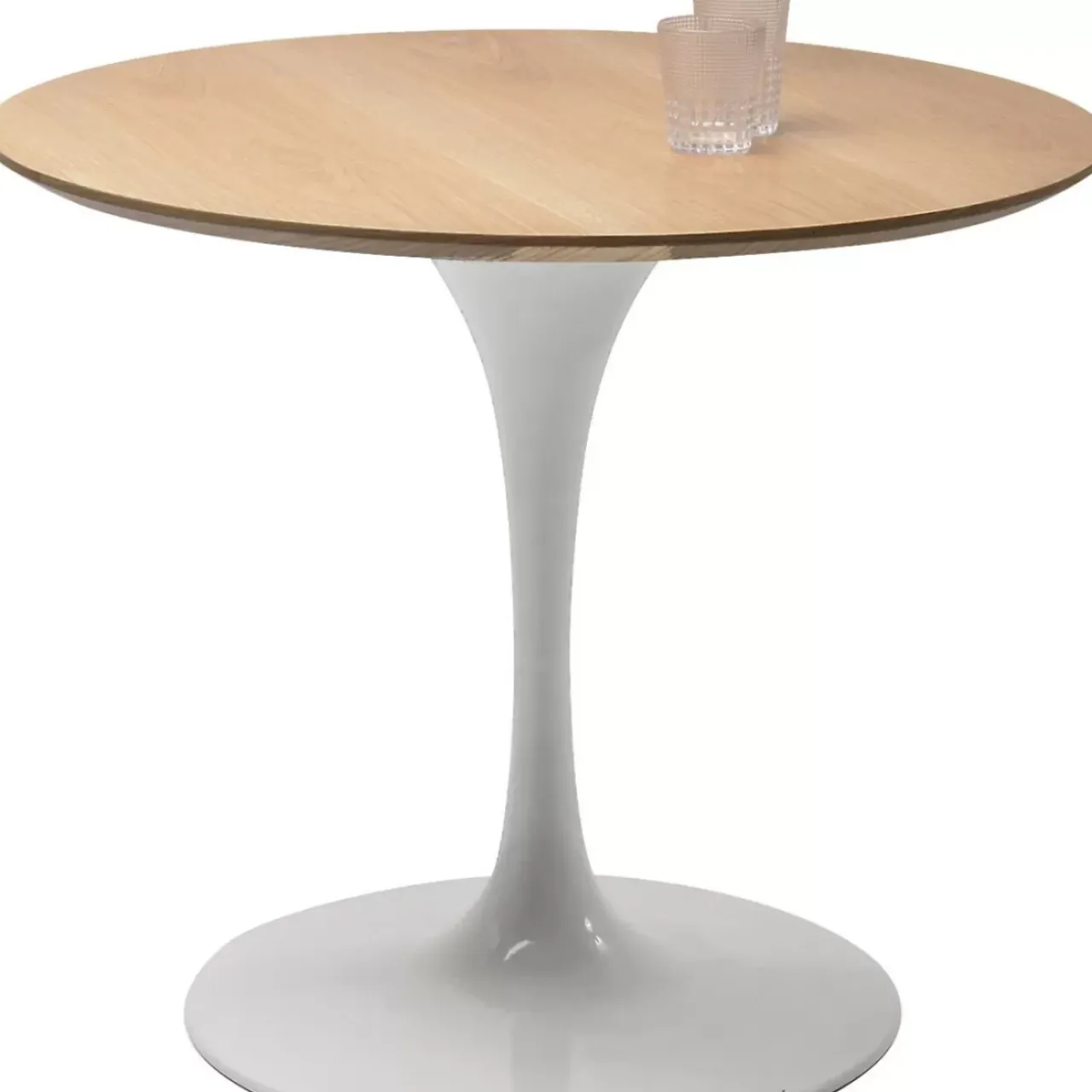 KARE Design Tische-Tisch Invitation Set Eiche Weiss O90Cm