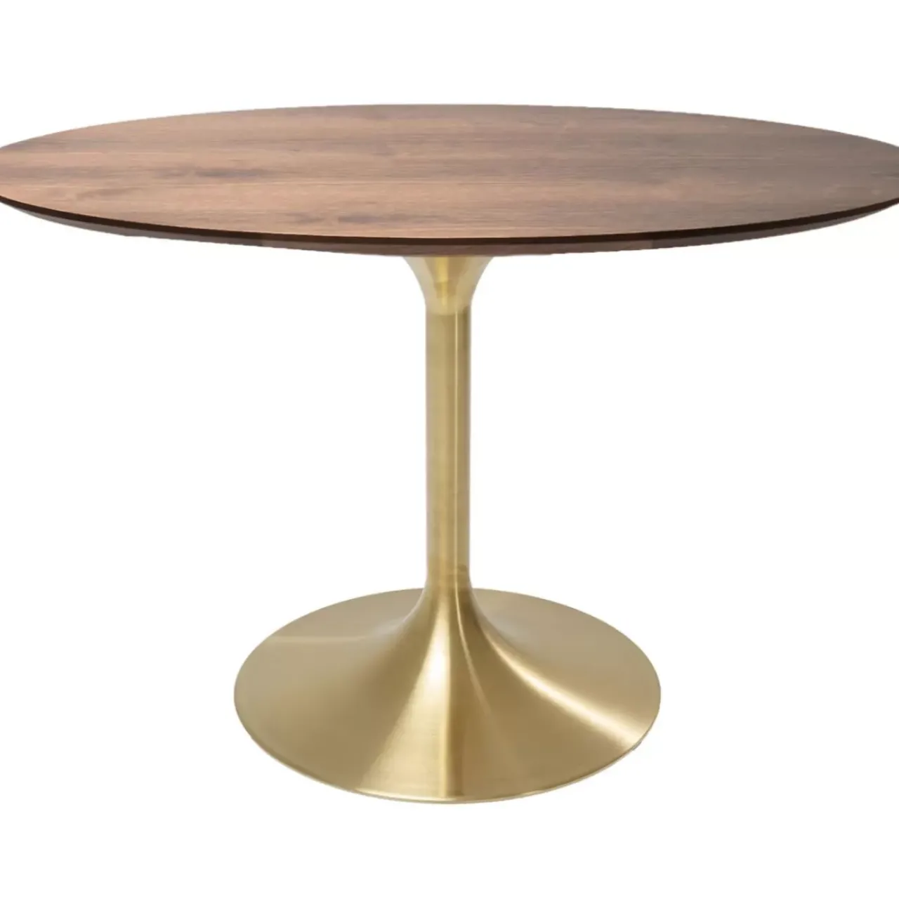 KARE Design Tische-Tisch Invitation Set Walnus Messing O120Cm