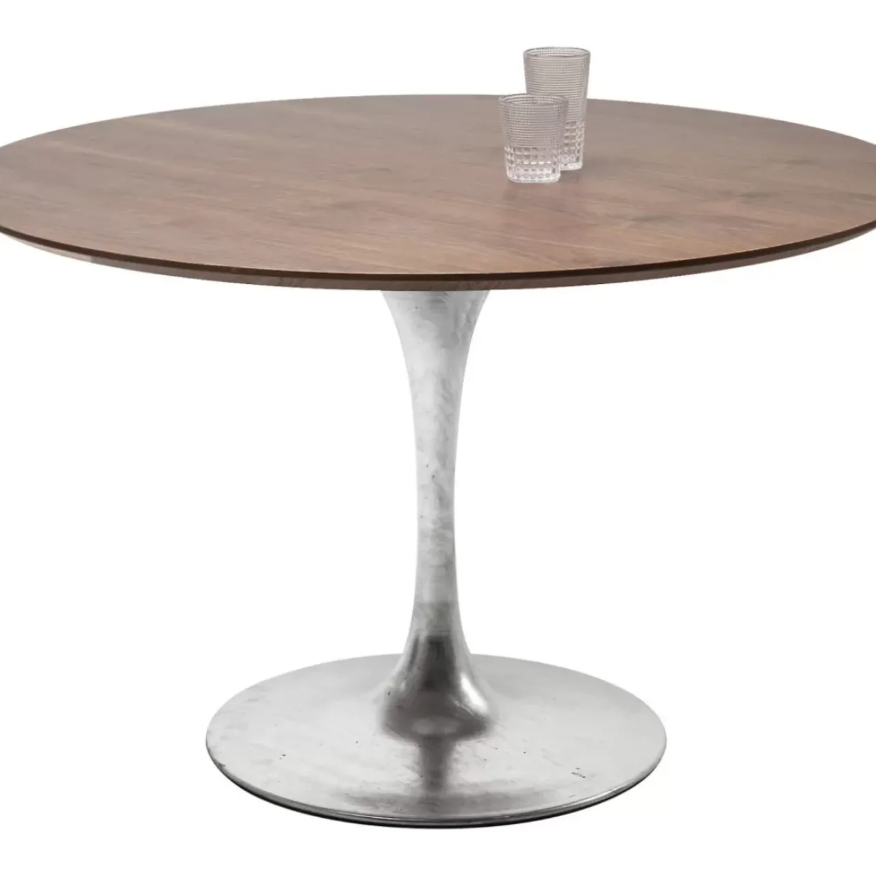 KARE Design Tische-Tisch Invitation Set Walnus Zink O120Cm