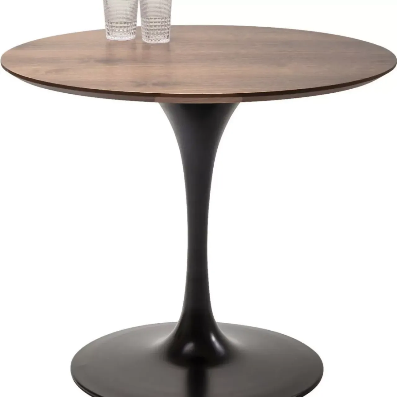 KARE Design Tische-Tisch Invitation Set Walnus Schwarz O90Cm