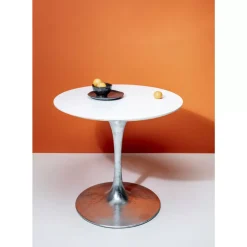 KARE Design Tische-Tisch Invitation Set Weiss Zink O90Cm