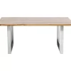 KARE Design Tische-Tisch Jackie Eiche Chrom 160X80