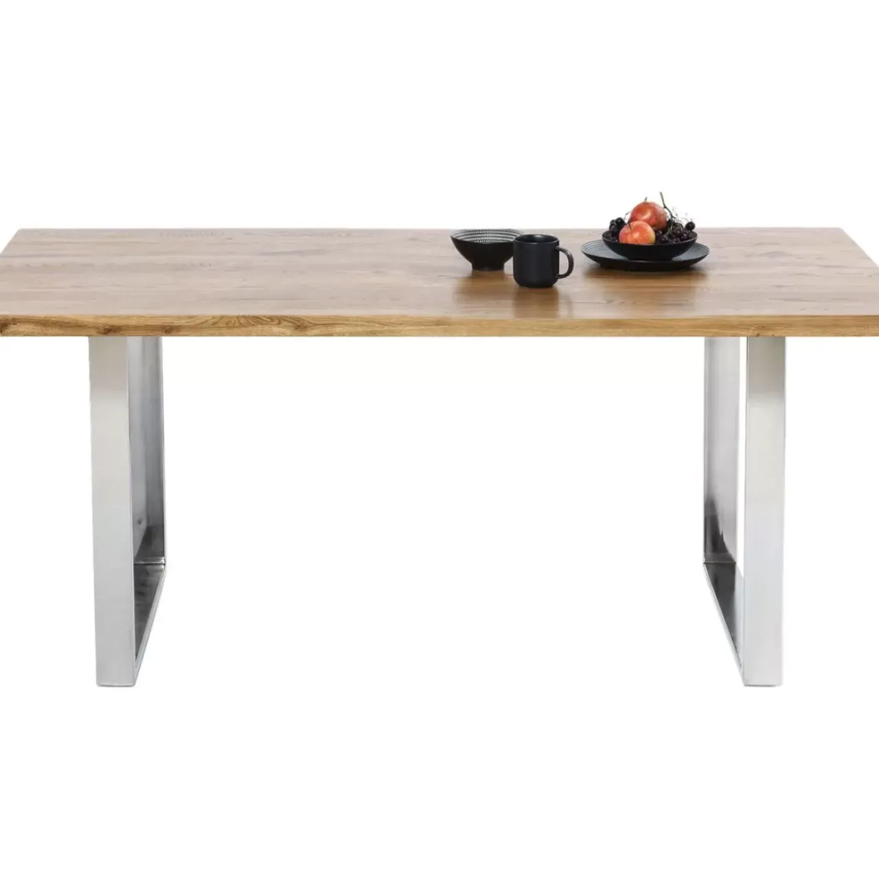 KARE Design Tische-Tisch Jackie Eiche Chrom 160X80