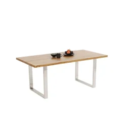 KARE Design Tische-Tisch Jackie Eiche Chrom 160X80