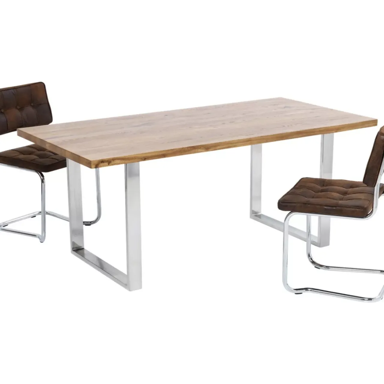 KARE Design Tische-Tisch Jackie Eiche Chrom 160X80