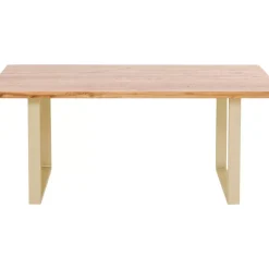 KARE Design Tische-Tisch Jackie Eiche Messing 160X80