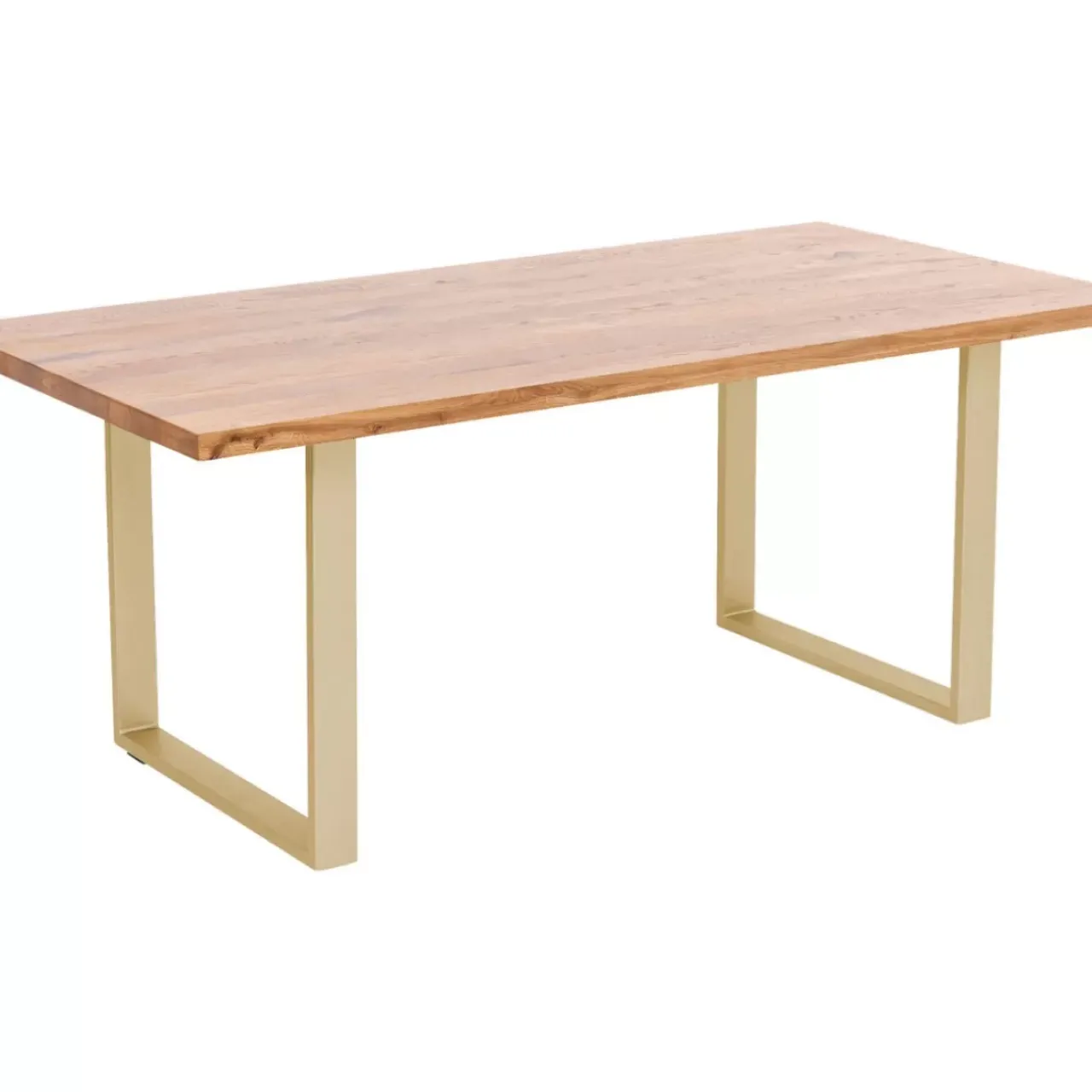 KARE Design Tische-Tisch Jackie Eiche Messing 160X80