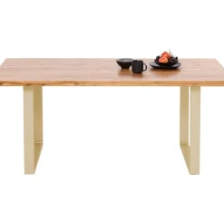 KARE Design Tische-Tisch Jackie Eiche Messing 160X80